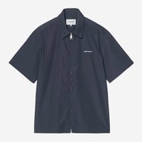 CARHARTT WIP "S/S POSTAL ZIP SHIRT" 2COLORS
