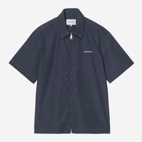 CARHARTT WIP "S/S POSTAL ZIP SHIRT" 2COLORS