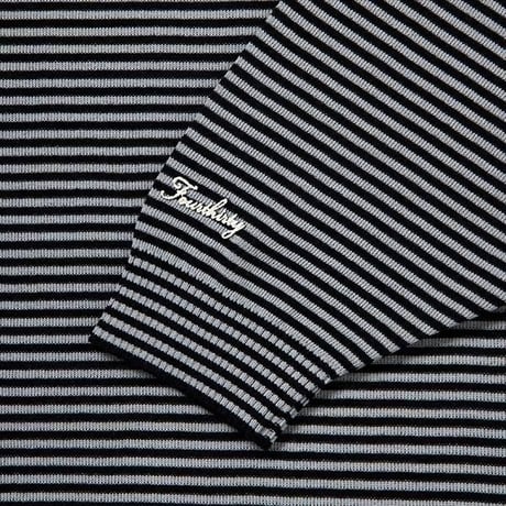 430 "L/S BDR KNIT C&S" 2COLORS