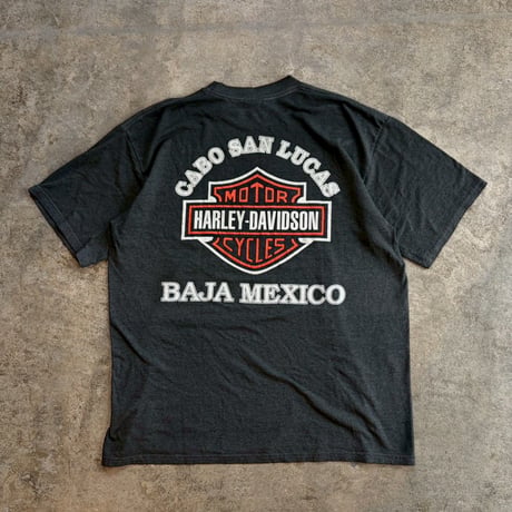 90's HARLEY-DAVIDSON "LOGO PRINT S/S TEE"