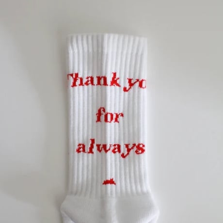 MELPLE×SALVAGE PUBLIC "Thank you Socks" 2COLORS