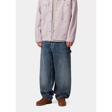 CARHARTT WIP "OG DOUBLE KNEE PANT" [BLUE DARK USED WASH]