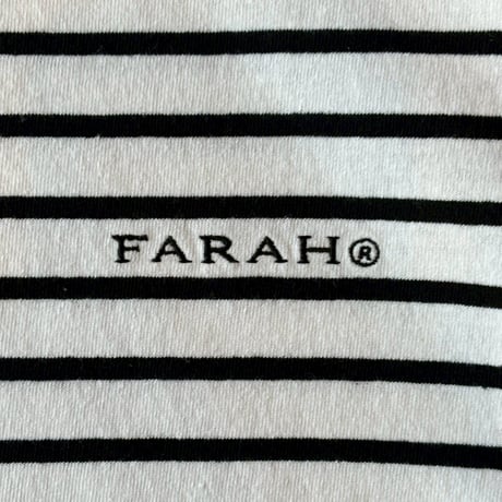 FARAH "MEDIUM STRIPED CREWNECK S/S TEE" 2COLORS