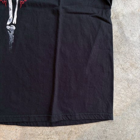 M&O KNITS "RIPPLE JUNCTION GRATEFUL DEAD SKELTON&ROSES TEE"