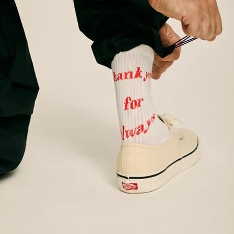 MELPLE×SALVAGE PUBLIC "Thank you Socks" 2COLORS