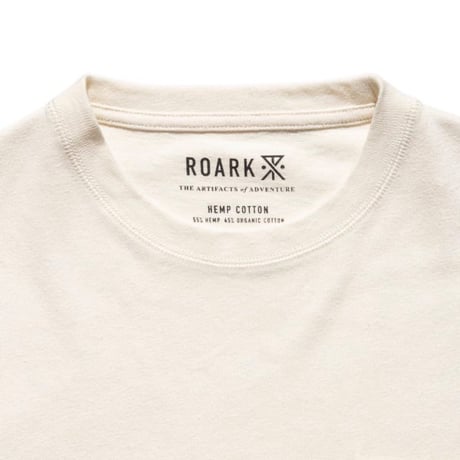 ROARK "H/W HEMPCOTTON S/S TEE" 2COLORS