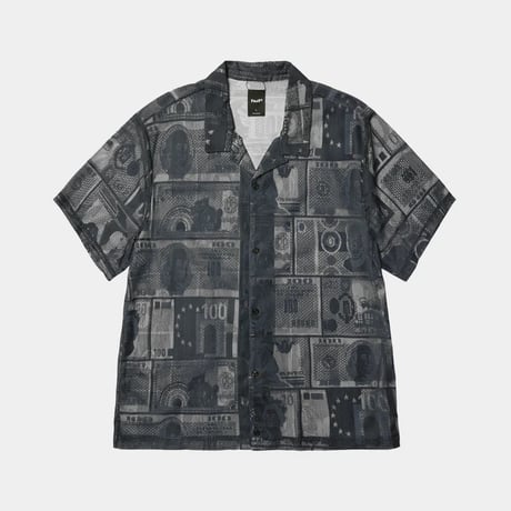 HUF WORLDWIDE "GLOBAL CURRENCY LACE SHIRT"