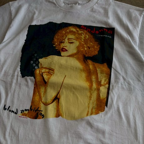 MADONNA BLOND AMBITION WORLD TOUR TEE(NEW)