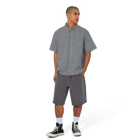 HUF WORLDWIDE "89 MICRO GINGHAM OXFORD SHIRT" 2COLORS