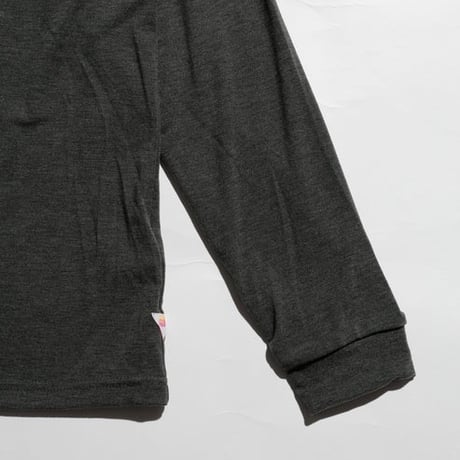 MELPLE "PREMIERE SUEDE TURTLENECK L/S" 2COLORS
