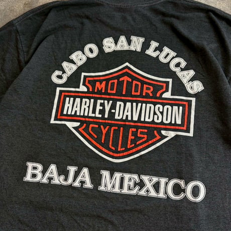 90's HARLEY-DAVIDSON "LOGO PRINT S/S TEE"