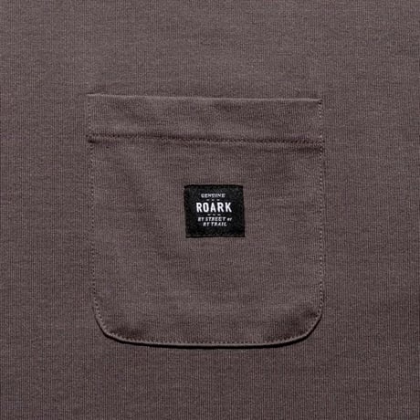 ROARK "LABEL POCKET" FINE TECH DRY TEE 2COLORS