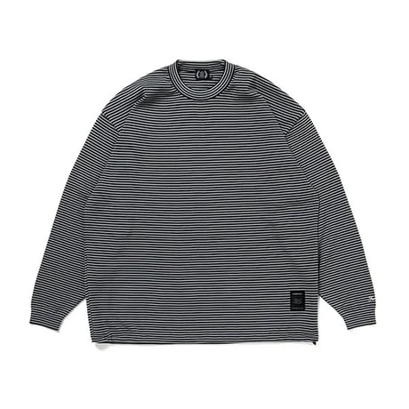 430 "L/S BDR KNIT C&S" 2COLORS