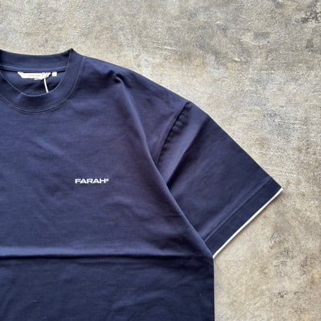 FARAH "LAYERED S/S T-SHIRT" 3COLORS