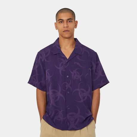 HUF WORLDWIDE "SECTOR JACQUARD SHIRT" 2COLORS