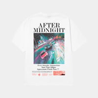 HUF WORLDWIDE "AFTER MIDNIGHT TEE" 2COLORS