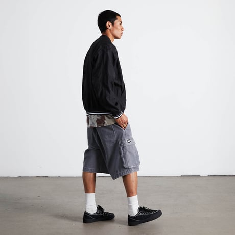 HUF WORLDWIDE "OVAL DENIM CARGO SHORT" 2COLORS