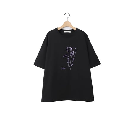 AMNE "Blåklocka" HALF SLEEVE TEE 2COLORS