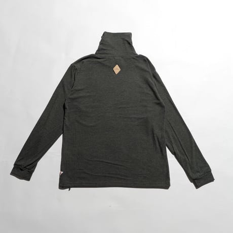 MELPLE "PREMIERE SUEDE TURTLENECK L/S" 2COLORS
