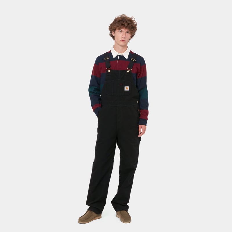 CARHARTT WIP BIB OVERALL [BLACK] | yellow's