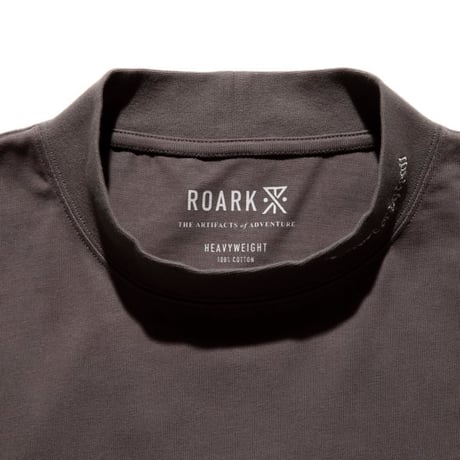 ROARK REVIVAL "LABEL" 9.3oz H/W MOCK NECK L/S POCKET TEE 2COLORS