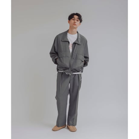 AMNE "GABARDINE COVERED BLOUSON" 2COLORS