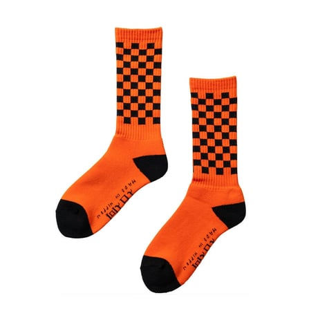 RUTSUBO "CHECKER SOCKS" 4COLORS