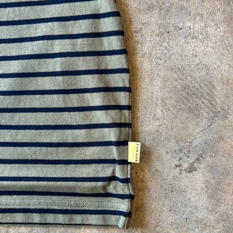 FARAH "MEDIUM STRIPED CREWNECK S/S TEE" 2COLORS