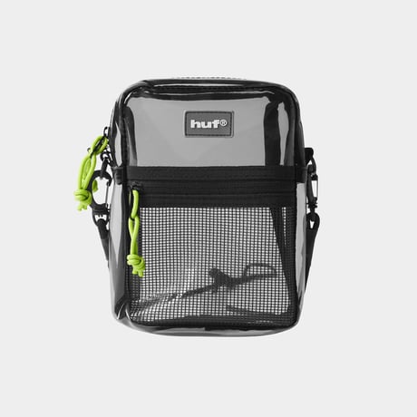HUF WORLDWIDE "MERCER TRANSPARENT SIDE BAG"