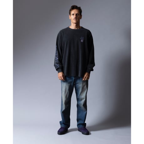 ROARK "EXPEDITIONS PHOTO" WELL WORN L/S TEE (RLTJ1202-BLK)