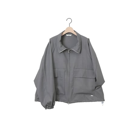 AMNE "GABARDINE COVERED BLOUSON" 2COLORS