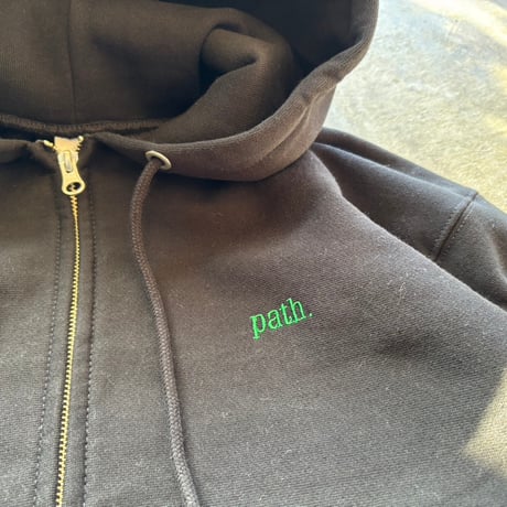path. "ORIGINAL ZIP UP HOODIE" 4COLORS