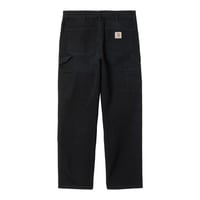 CARHARTT WIP "DOUBLE KNEE PANT" [BLACK STONE CANVAS]