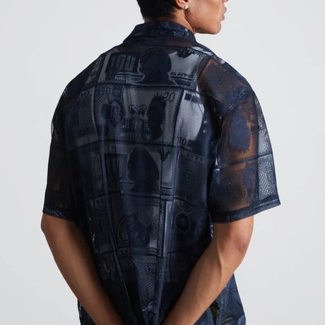 HUF WORLDWIDE "GLOBAL CURRENCY LACE SHIRT"