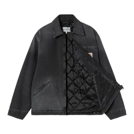 CARHARTT WIP "OG DETROIT JACKET" [BLACK GRIND WASH]