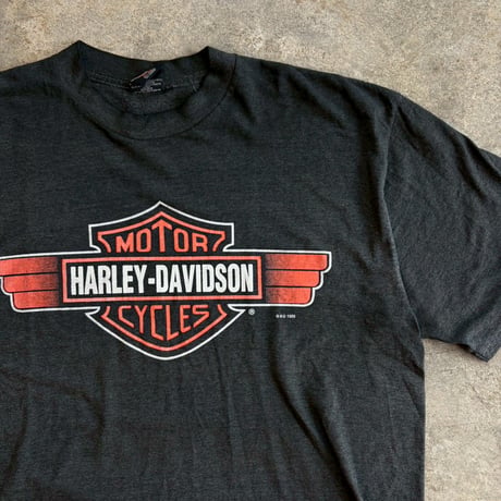 90's HARLEY-DAVIDSON "LOGO PRINT S/S TEE"