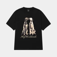 HUF WORLDWIDE "DOGGED TEE" 2COLORS