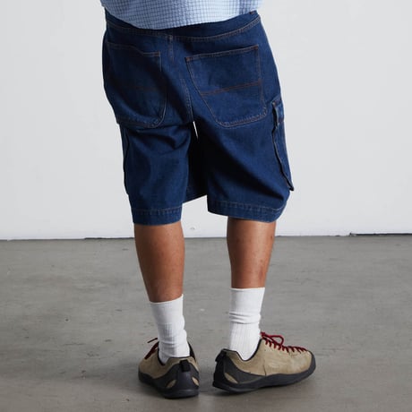 HUF WORLDWIDE "OVAL DENIM CARGO SHORT" 2COLORS