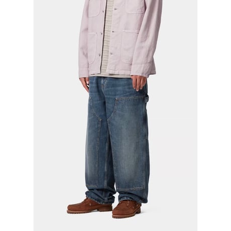 CARHARTT WIP "OG DOUBLE KNEE PANT" [BLUE DARK USED WASH]