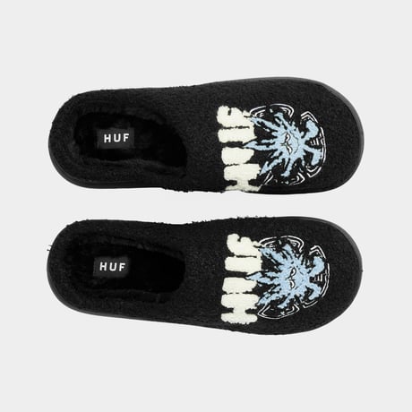 HUF WORLDWIDE "SNOW ANGEL FUZZY SLIPPER" 2COLORS