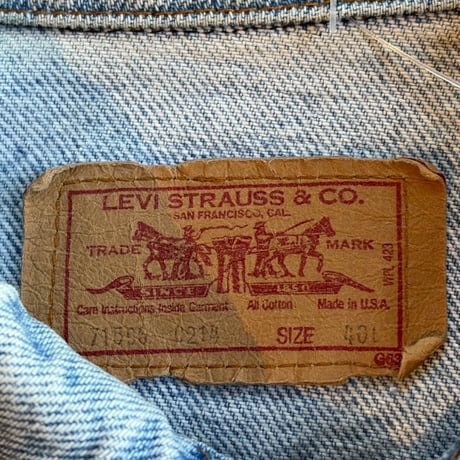 80-90's LEVI'S  "71506 DENIM JACKET"