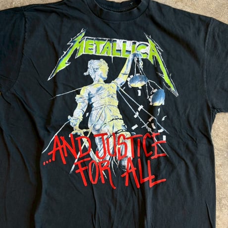 METALLICA AND JUSTICE FOR ALL TEE (NEW)