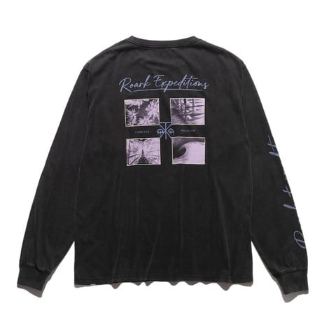ROARK "EXPEDITIONS PHOTO" WELL WORN L/S TEE (RLTJ1202-BLK)