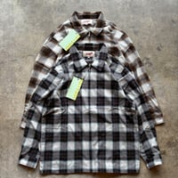 RUTSUBO "BU SHADOW PLAID ZIP SHIRTS JACKET" 2COLORS