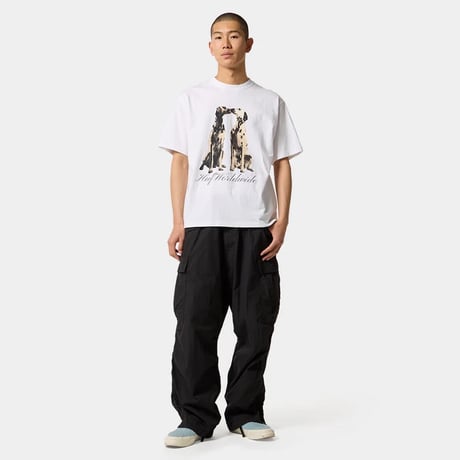 HUF WORLDWIDE "DOGGED TEE" 2COLORS
