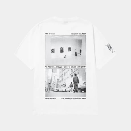 HUF WORLDWIDE "PAVED WITH GOLD TEE" 2COLORS