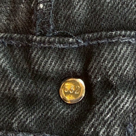 90's LEVI'S  "505 BLACK DENIM PANTS"