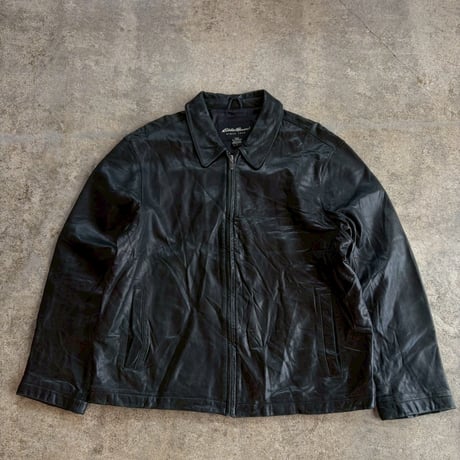 EDDIE BAURE  "LAMBSKIN LEATHER JACKET"
