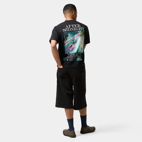 HUF WORLDWIDE "AFTER MIDNIGHT TEE" 2COLORS