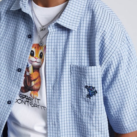 HUF WORLDWIDE "STUCK ON YOU PLAID SHIRT"